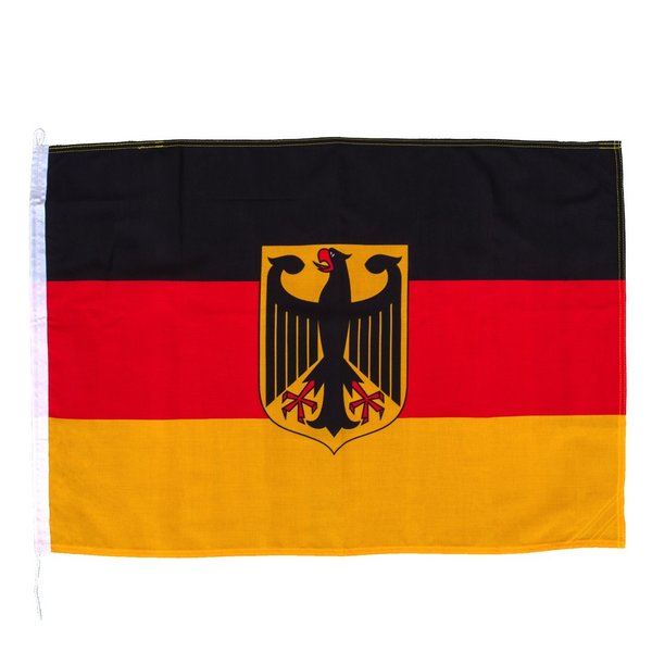 Netflags Nationalflagge Deutschland Bundeswappen (Schiffsflagge 160 g/qm)