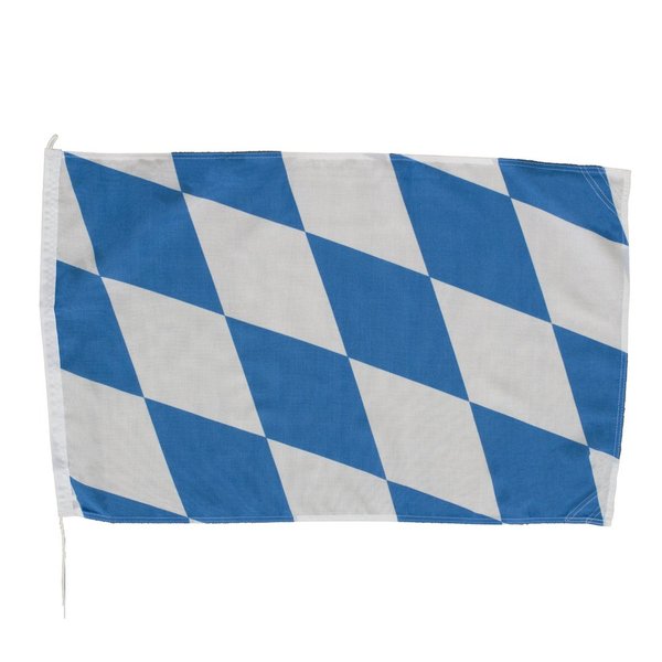 Netflags Regionalflagge Bayern mit Rauten (Schiffsflagge 160 g/qm)